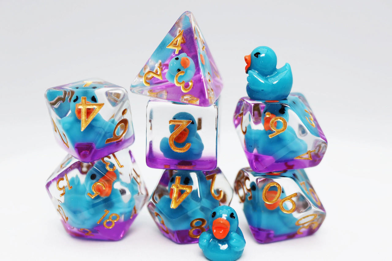 Foam Brain Games Duck On The Pond RPG Dice Set